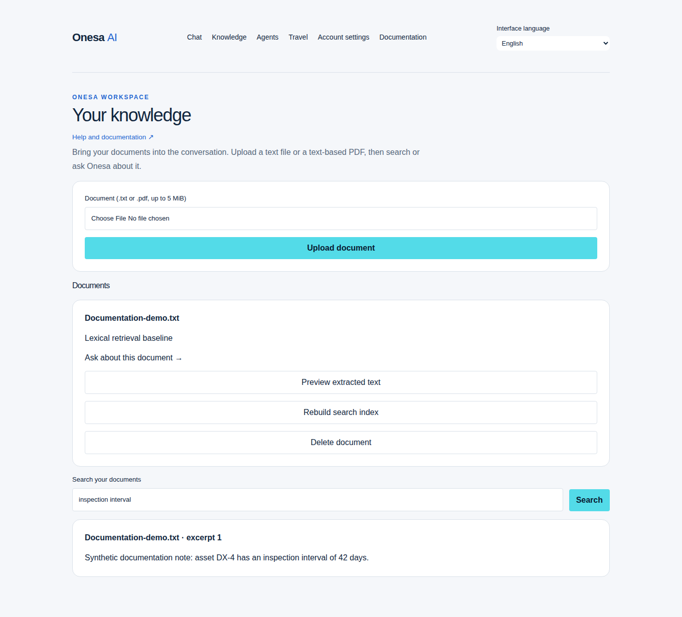 Knowledge search