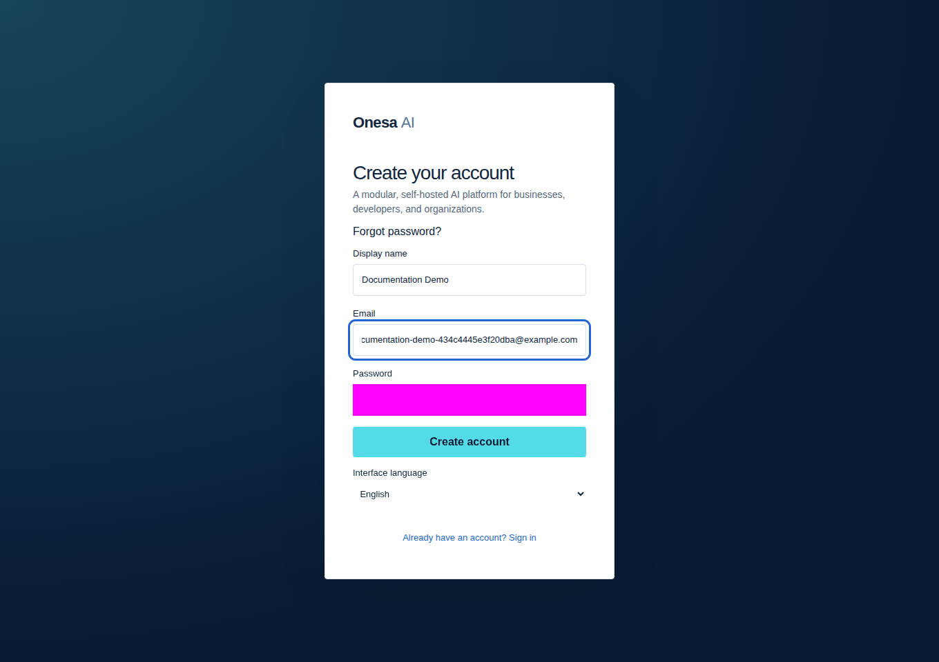 Synthetic registration